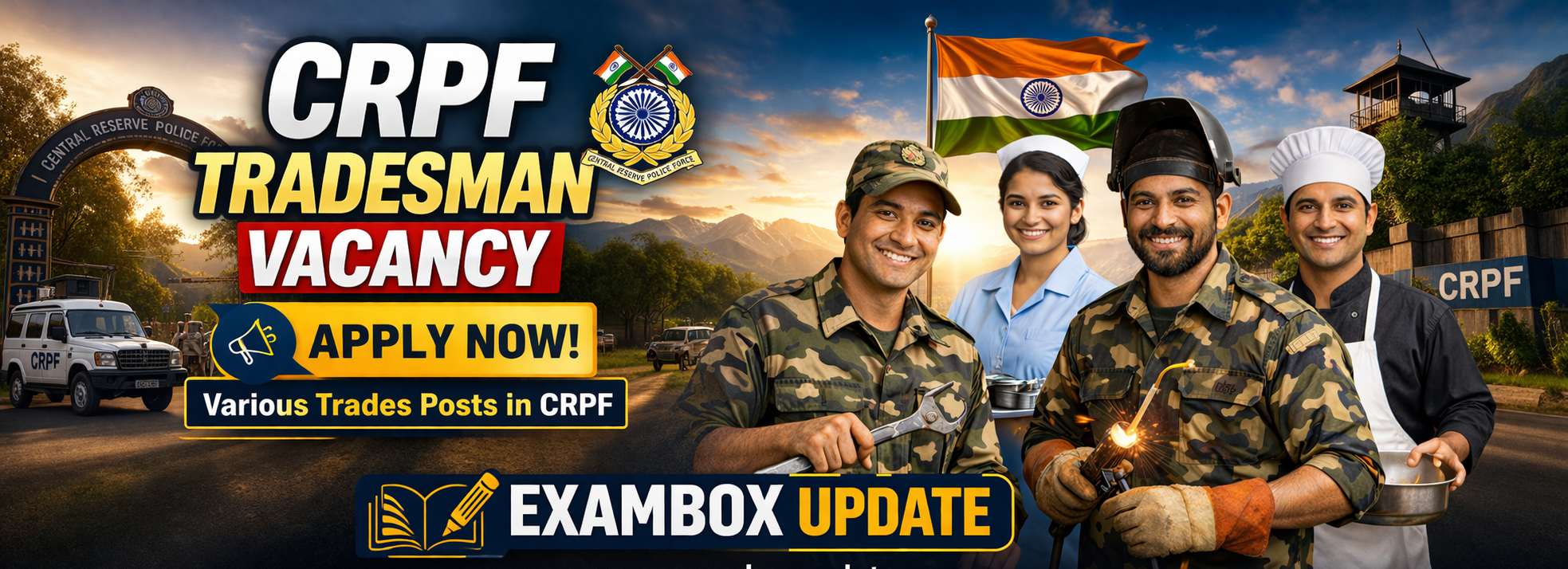 CRPF Constable Tradesman Vacancy 2026